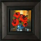 Still Life with Roses II by Gerhard Smit, oil on canvas, sold Oct 2023