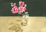 Still Life with Orchids by Hanneke Benadé, pastel on paper, sold Dec 2023