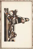 Crux by Jacob Landau, Woodcut, sold May 2024