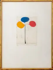 Tri-Color by Richard Diebenkorn, Etching, sold May 2024