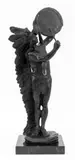 The Sun Dial by Charles Henry Humphriss, circa 1906, Bronze Sculpture, sold May 2024
