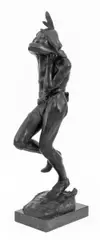Primitive Chant to the Great Spirit by Hermon Atkins MacNeil, 1901, Bronze Sculpture, sold May 2024