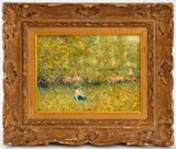Figure in Landscape by Andre Gisson, Oil on Canvas, sold May 2024