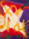 Angel of the Hooks by William Scharf, 1981, Oil on Paper, sold May 2024