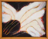 Cage by William Scharf, Oil on Panel, sold May 2024