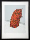 Paper Roses by Patrick Hughes, 1985, Screenprint in Colors, sold May 2024