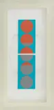 Abstract Circles by Siri Berg, Acrylic on Canvas in Two Parts, sold May 2024