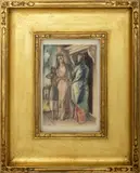 Mural Study by Simka Simkhovitch, Watercolor on Paper, sold May 2024