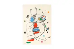 Untitled by Joan Miró, lithograph, offered Oct 2023