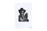 Untitled by Billy Childish, woodcut, offered Oct 2023