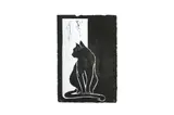 Untitled by Rachel Howard, woodcut, offered Oct 2023