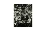 Untitled by Richard Galloway, linocut on board, offered Oct 2023