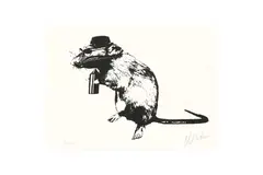 Untitled by Blek le Rat, pencil, offered Oct 2023
