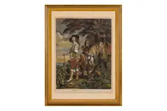& Strange (Robert, engraver) Carolo Imo by van Dyck, engraving, offered Aug 2023