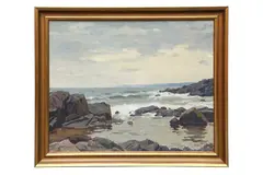 Preview: Barley Mow Centre by Einar Nielsen Korlind, oil on canvas, offered Aug 2023