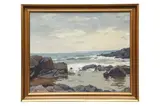 Preview: Barley Mow Centre by Einar Nielsen Korlind, oil on canvas, offered Aug 2023