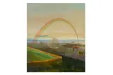 Preview: Barley Mow Centre by Graham Clarke, 1965, oil on canvas, offered Aug 2023