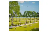 Preview: Barley Mow Centre by Emma Haworth, oil on canvas, offered Aug 2023