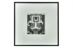 Preview: Barley Mow Centre by Auguste Herbin, drawing, offered Aug 2023