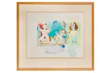 Untitled by Sarah Lee, oil on paper, offered Aug 2023