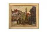 Untitled by Georg Kersten, oil, offered Aug 2023