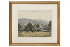 Untitled by Alex Carruthers Gould, watercolour, offered Aug 2023