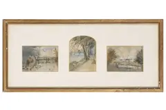 Untitled by F. Walters, watercolour, offered Aug 2023
