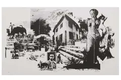 Untitled by James Starr, screenprint, offered Aug 2023