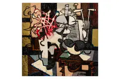 Untitled by Claude Venard, oil on canvas, offered Jul 2023