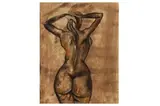 Untitled by Krishnaji Howlaji, oil, offered Jul 2023