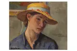 Untitled by Robert Brackman, oil on canvas, offered Jul 2023