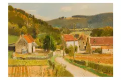 Untitled by Gerard Passet, oil on canvas, offered Jul 2023