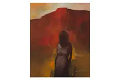 Untitled by Bernhard Rust, oil on board, offered Jul 2023