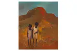 Untitled by Bernhard Rust, oil on board, offered Jul 2023