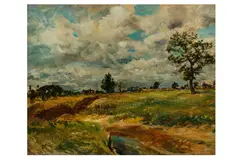Untitled by Mark William Fisher, oil on canvas, offered Jul 2023