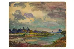 Untitled by William Samuel Horton, 1912, pastel, offered Jul 2023