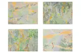 Untitled by John Hubbard, oil on paper, offered Jul 2023