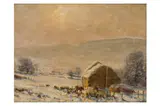 Untitled by Herbert F. Royle, oil on board, offered Jul 2023