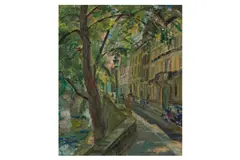 Untitled by René Levrel, oil on canvas, offered Jul 2023