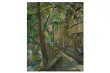 Untitled by René Levrel, oil on canvas, offered Jul 2023