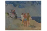 Untitled by Rodney Joseph Burn, oil on canvas board, offered Jul 2023