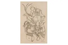 Untitled by Satish Gujral, pencil, offered Jul 2023