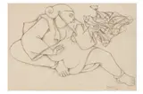 Untitled by Satish Gujral, pencil on paper, offered Jul 2023