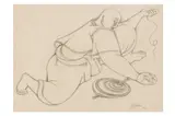 Untitled by Satish Gujral, pencil on paper, offered Jul 2023