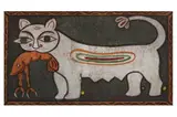 Untitled by Jamini Roy, gouache on board, offered Jul 2023
