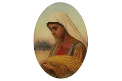 Untitled by William James Webbe, oil on panel, offered Jul 2023