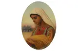 Untitled by William James Webbe, oil on panel, offered Jul 2023