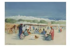 Untitled by Hans Jacob Hansen R.S.W., watercolour and bodycolour, offered Jul 2023