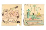Untitled by Abbès Saladi, watercolour and ink, offered Jul 2023