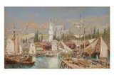 Untitled by George Henry Andrews, watercolour and gouache, offered Jul 2023